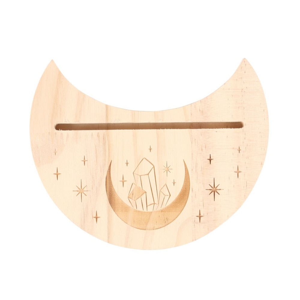 Something Different - Natural Crescent Moon Tarot Card stand - Multicolours
